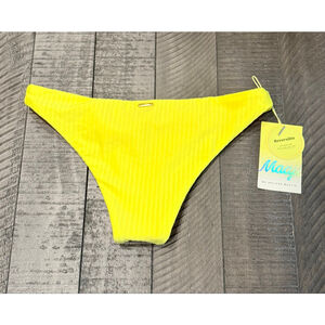 Maaji Reversible Bikini Bottom – Neon Yellow & Coral – Size XS